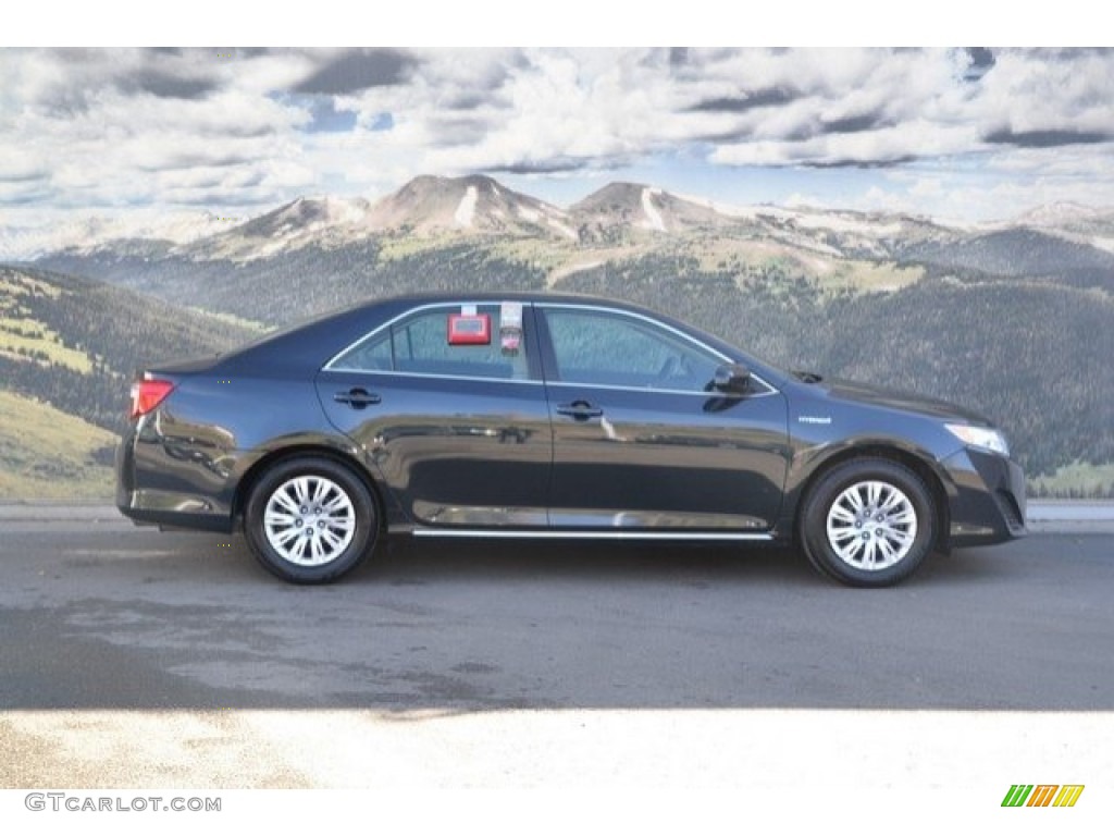 2014 Camry Hybrid LE - Cosmic Gray Metallic / Ivory photo #2