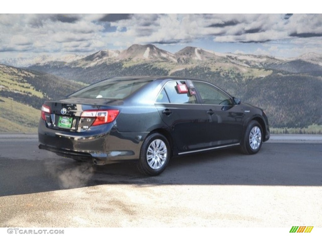 2014 Camry Hybrid LE - Cosmic Gray Metallic / Ivory photo #3