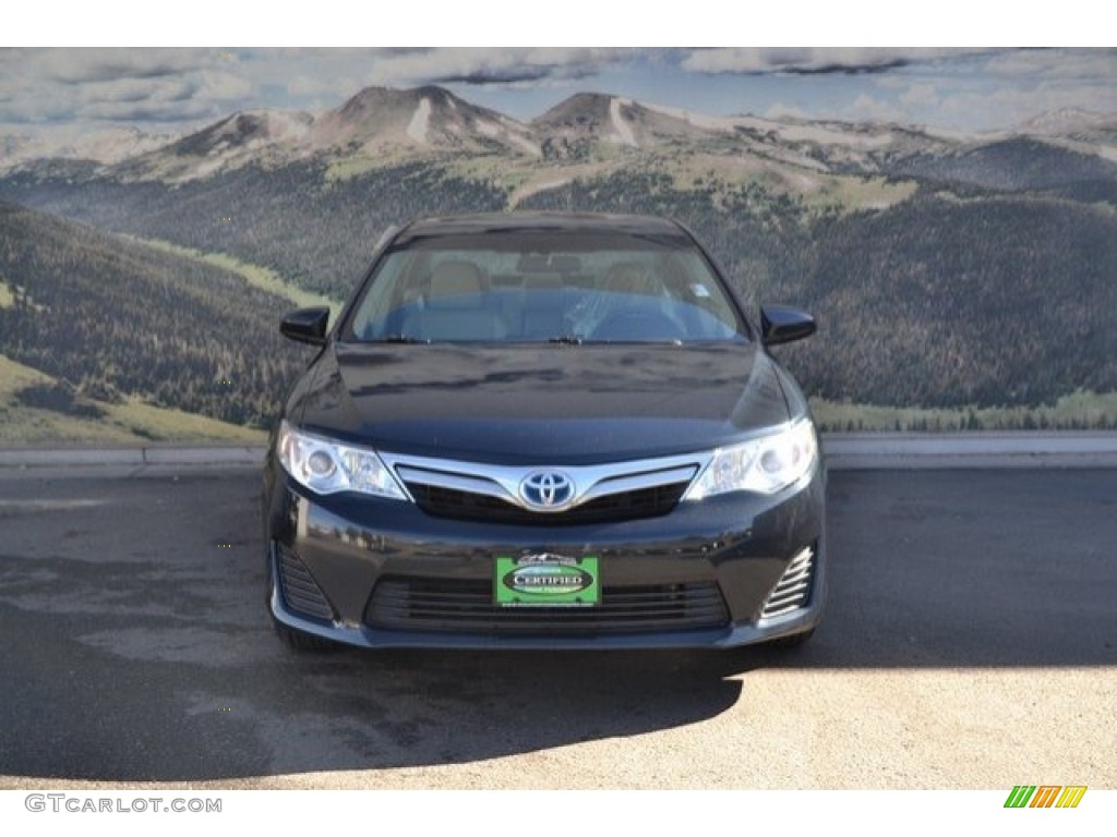 2014 Camry Hybrid LE - Cosmic Gray Metallic / Ivory photo #4