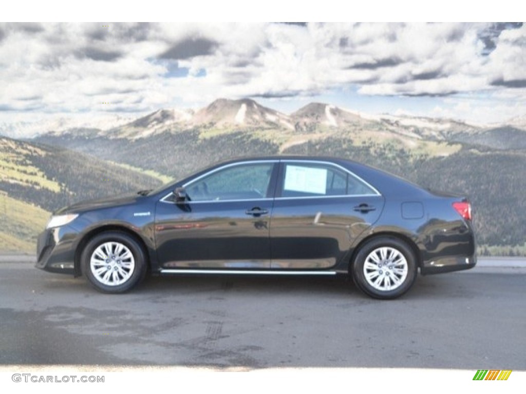 2014 Camry Hybrid LE - Cosmic Gray Metallic / Ivory photo #6