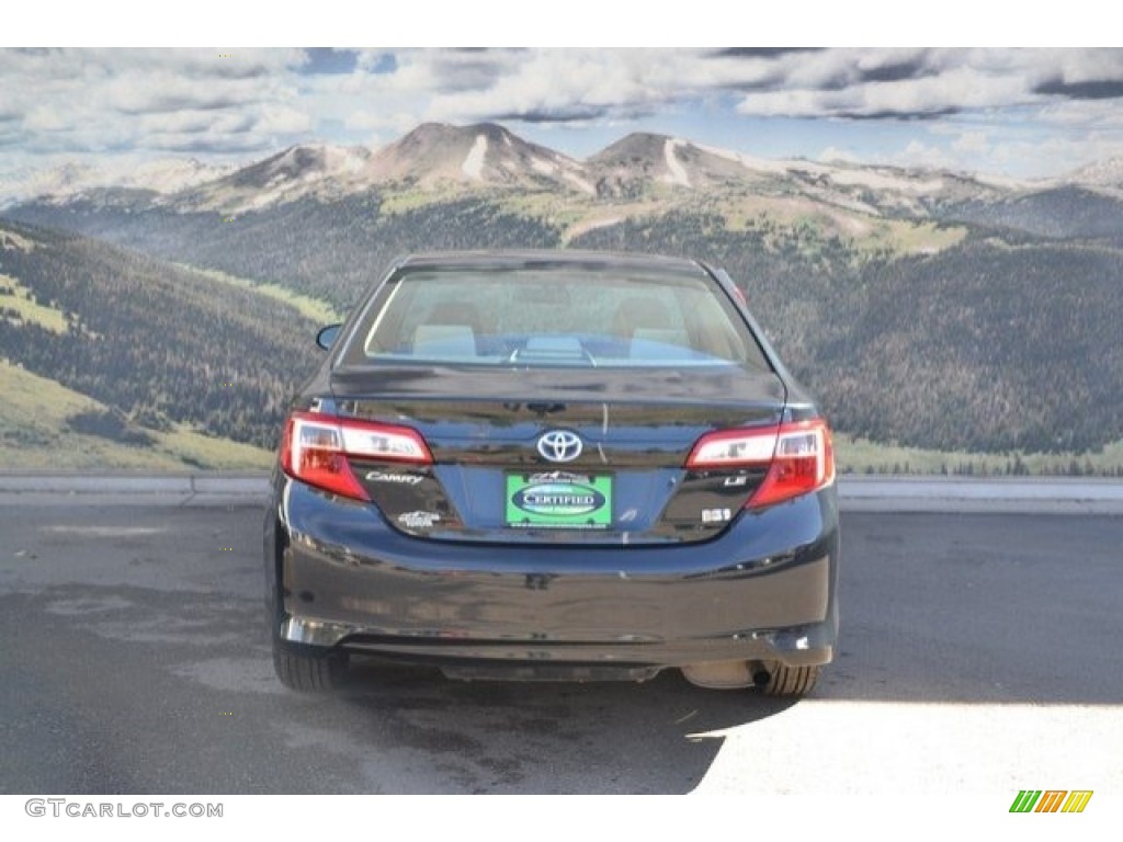 2014 Camry Hybrid LE - Cosmic Gray Metallic / Ivory photo #9