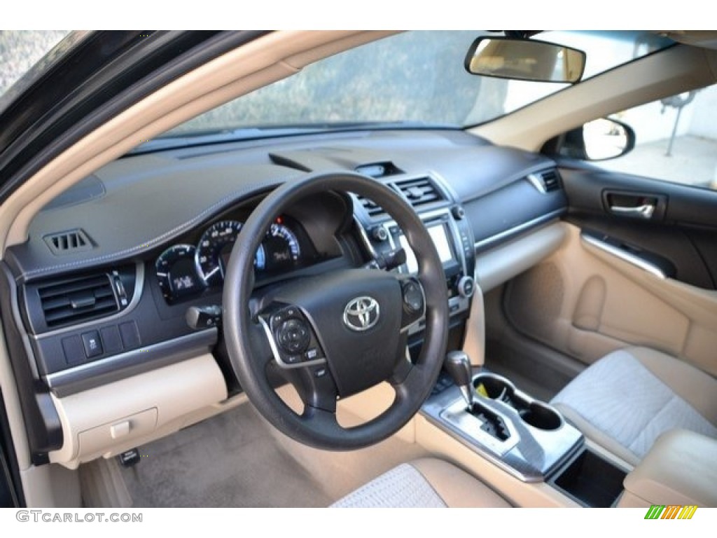 2014 Camry Hybrid LE - Cosmic Gray Metallic / Ivory photo #10