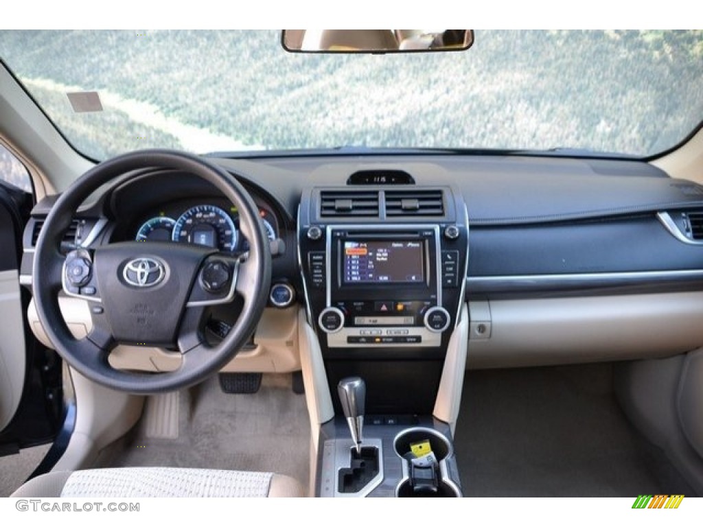 2014 Camry Hybrid LE - Cosmic Gray Metallic / Ivory photo #13