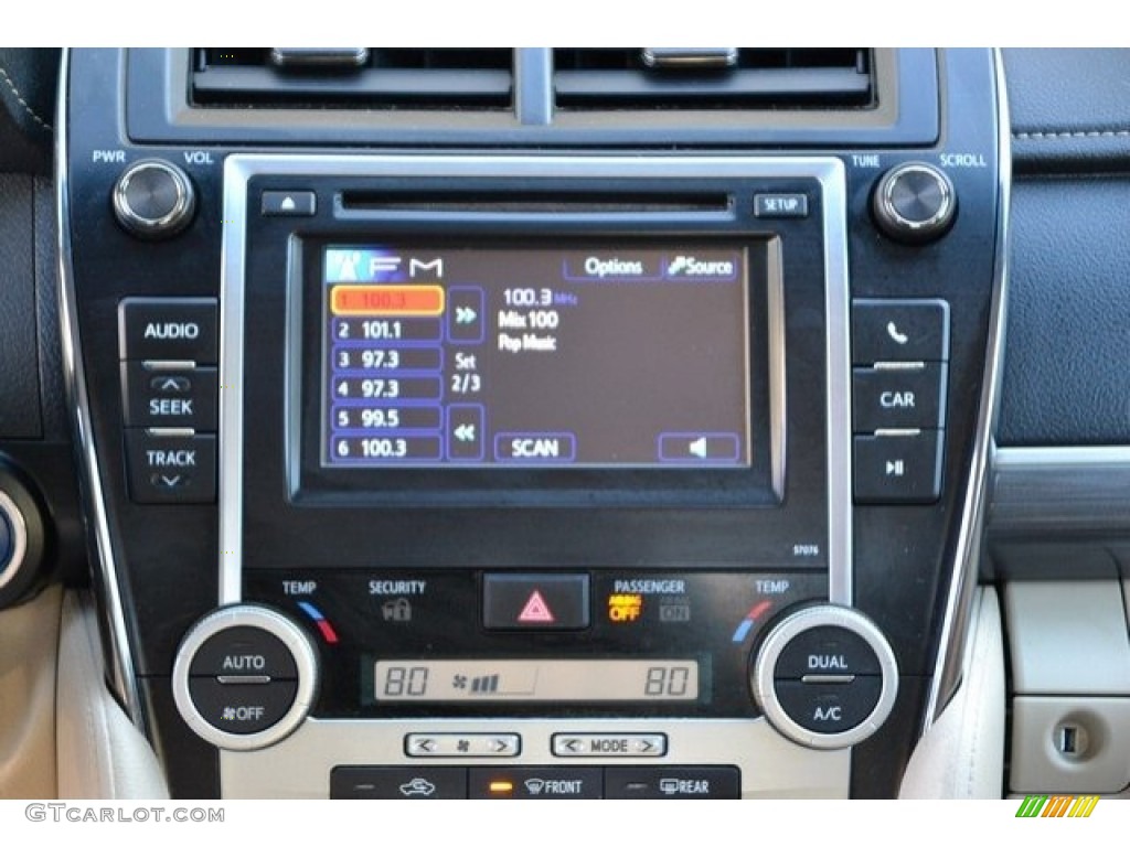 2014 Camry Hybrid LE - Cosmic Gray Metallic / Ivory photo #15
