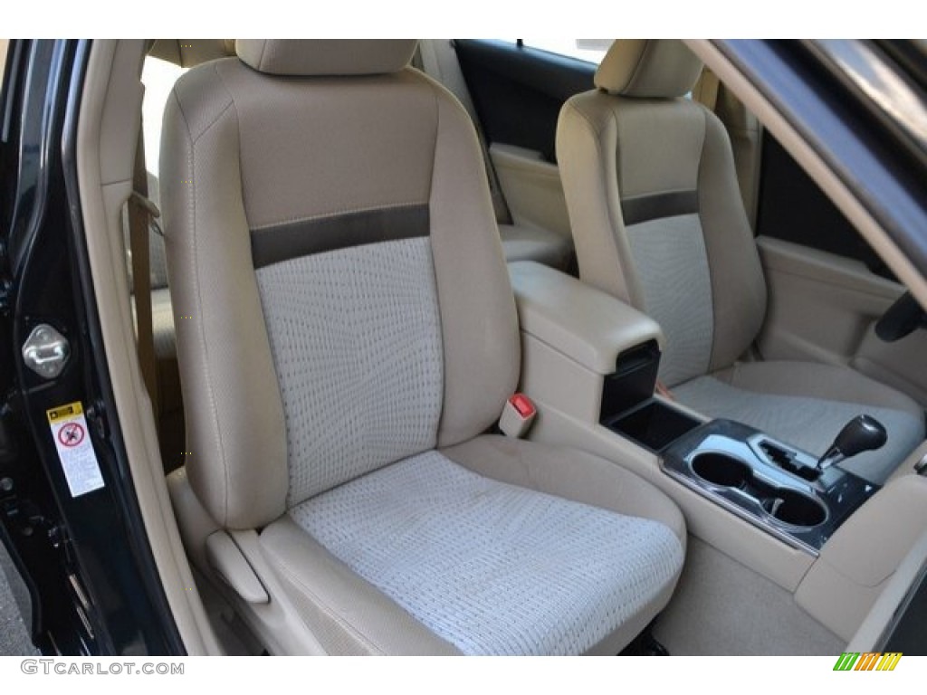2014 Camry Hybrid LE - Cosmic Gray Metallic / Ivory photo #18