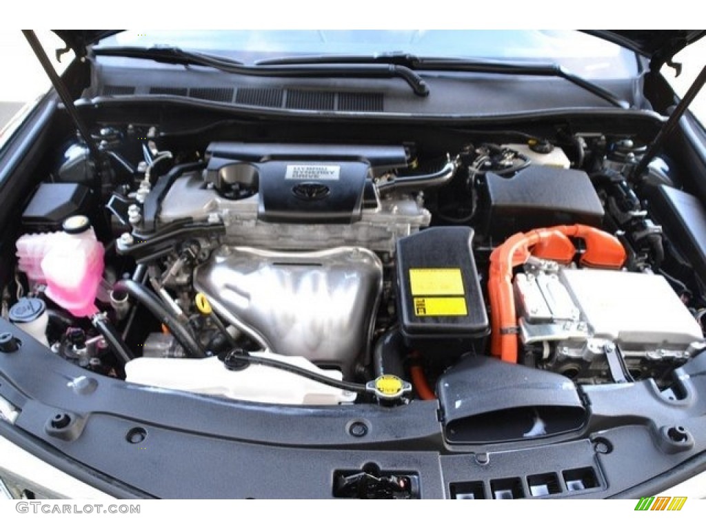 2014 Camry Hybrid LE - Cosmic Gray Metallic / Ivory photo #27