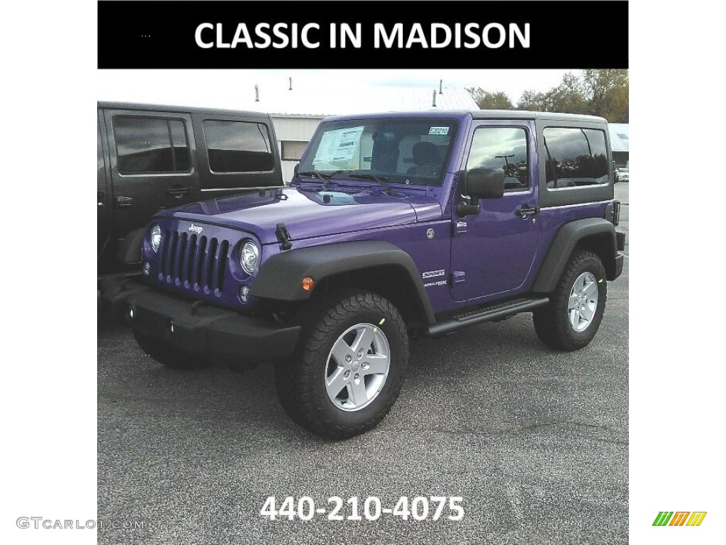 2018 Wrangler Sport 4x4 - Xtreme Purple Pearl / Black photo #1