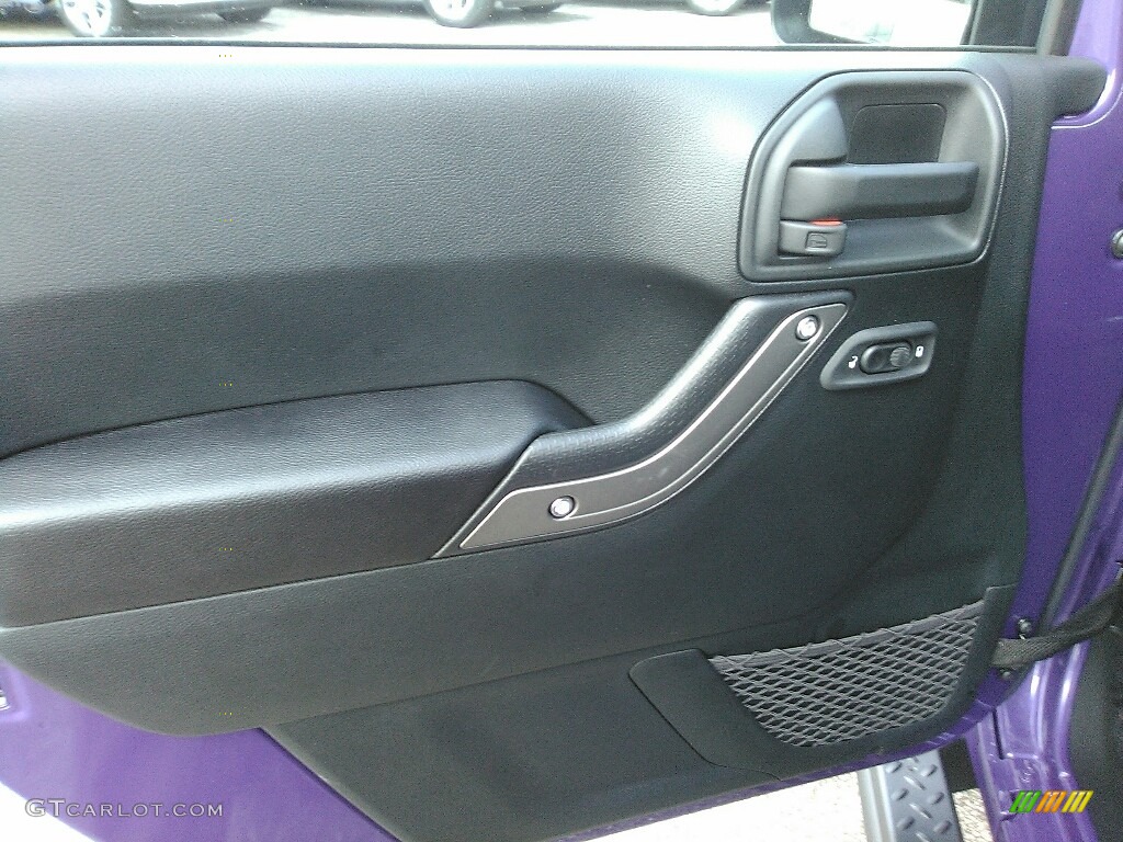 2018 Jeep Wrangler Sport 4x4 Black Door Panel Photo #123497240
