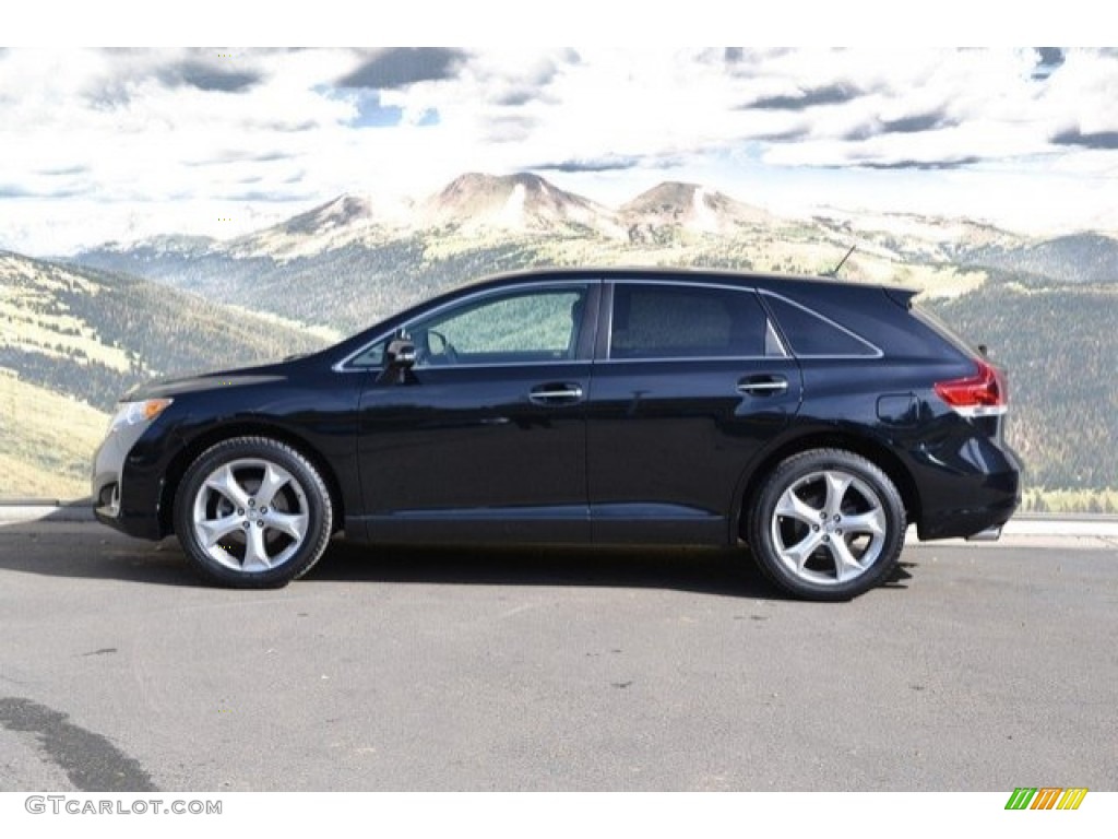 2013 Venza XLE - Attitude Black Metallic / Black photo #6