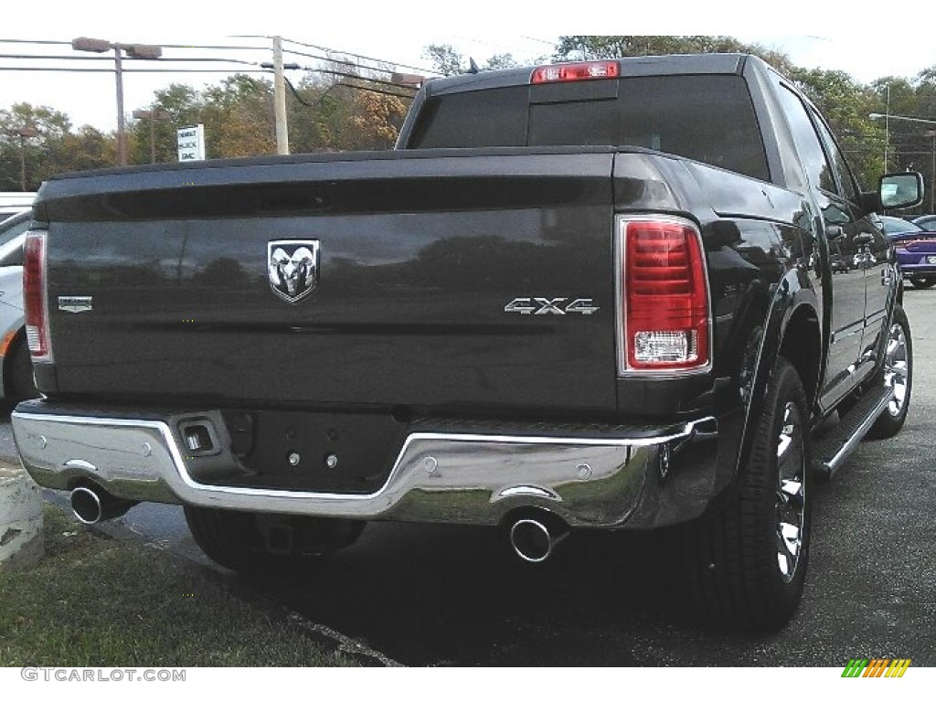2018 1500 Laramie Crew Cab 4x4 - Granite Crystal Metallic / Black photo #2