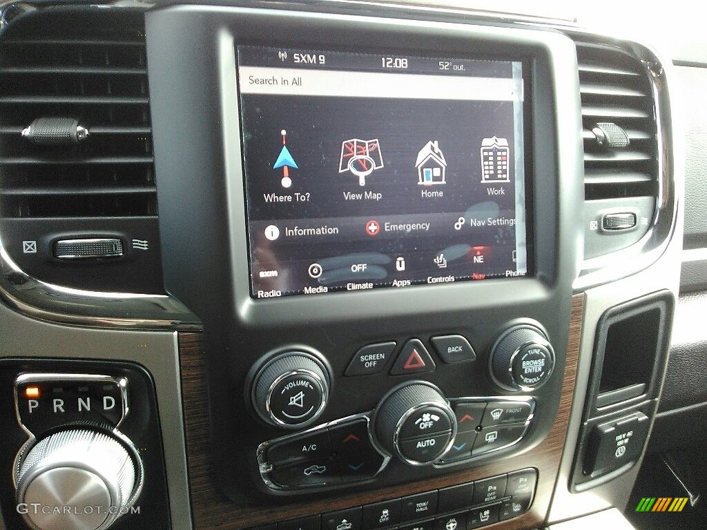 2018 1500 Laramie Crew Cab 4x4 - Granite Crystal Metallic / Black photo #6