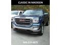 2018 Stone Blue Metallic GMC Sierra 1500 SLE Double Cab 4WD  photo #1