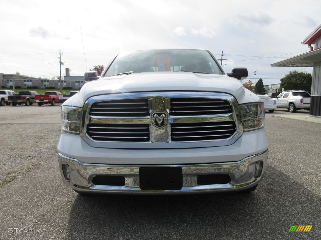 2014 1500 Big Horn Crew Cab 4x4 - Bright White / Black/Diesel Gray photo #5