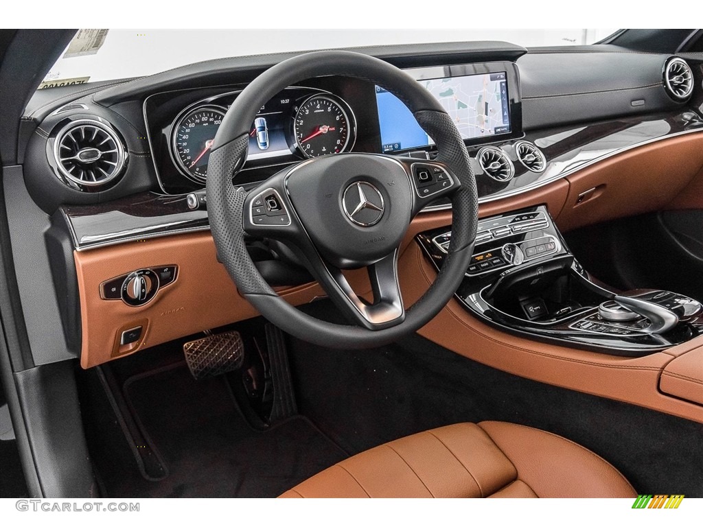 2018 E 400 Coupe - Black / Saddle Brown/Black photo #6