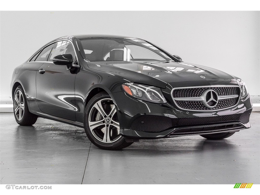 2018 E 400 Coupe - Black / Saddle Brown/Black photo #12