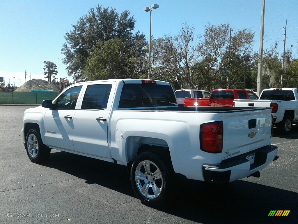 2018 Silverado 1500 Custom Crew Cab - Summit White / Dark Ash/Jet Black photo #3