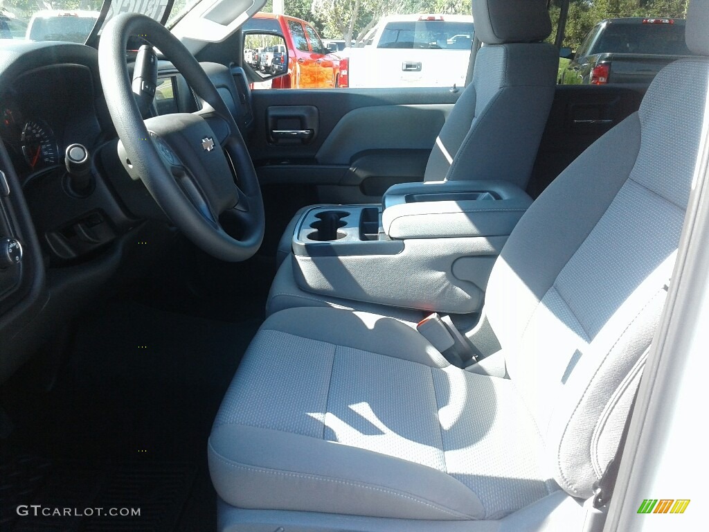 2018 Silverado 1500 Custom Crew Cab - Summit White / Dark Ash/Jet Black photo #9