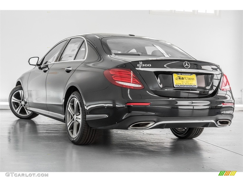 2018 E 300 Sedan - Black / Black photo #3