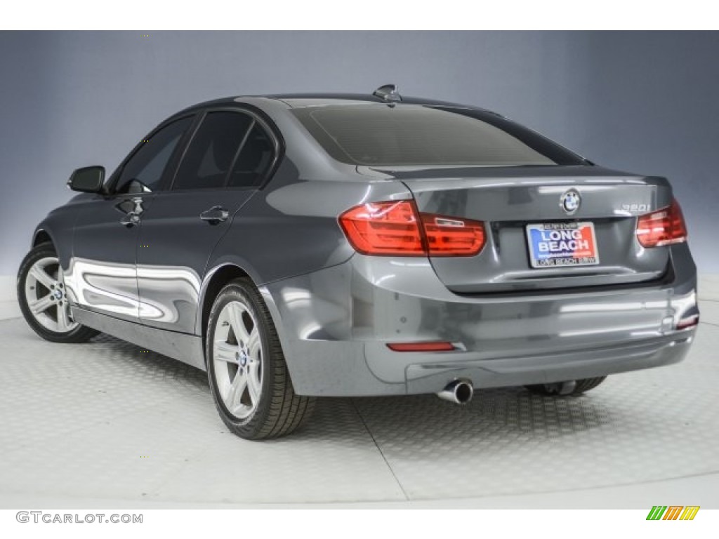 2014 3 Series 320i Sedan - Glacier Silver Metallic / Black photo #10