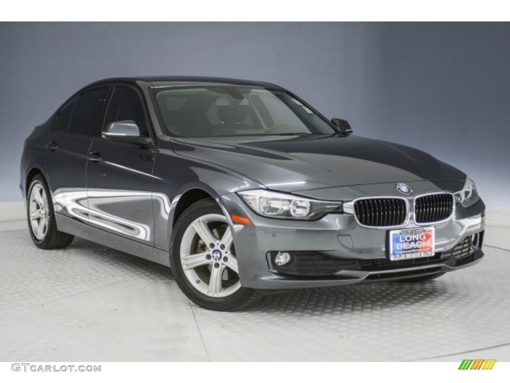 2014 3 Series 320i Sedan - Glacier Silver Metallic / Black photo #12