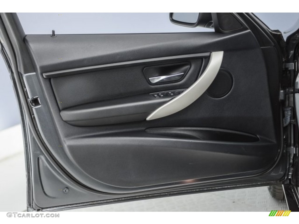 2014 3 Series 320i Sedan - Glacier Silver Metallic / Black photo #19