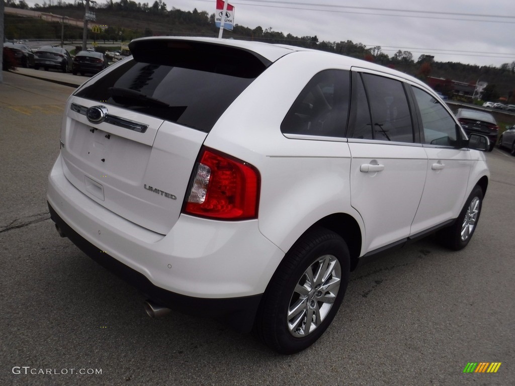 2012 Edge Limited - White Platinum Metallic Tri-Coat / Medium Light Stone photo #10