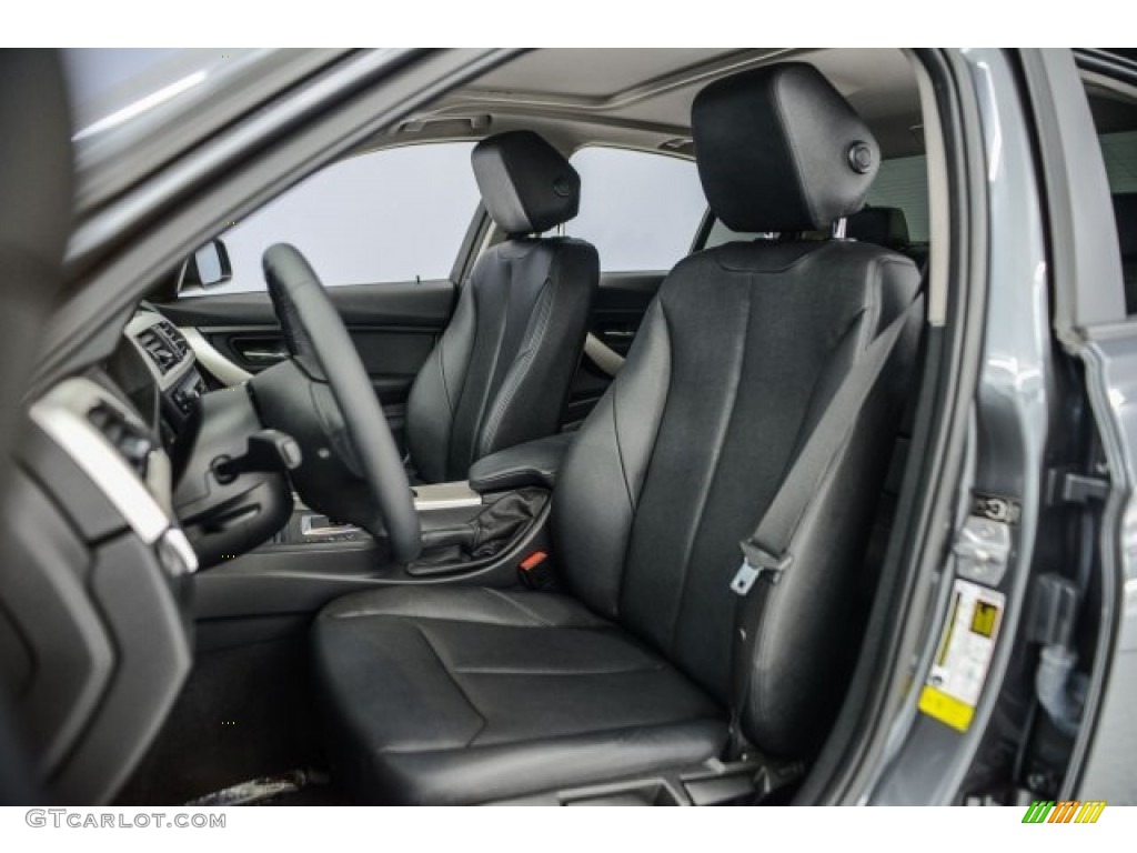 2014 3 Series 320i Sedan - Glacier Silver Metallic / Black photo #28