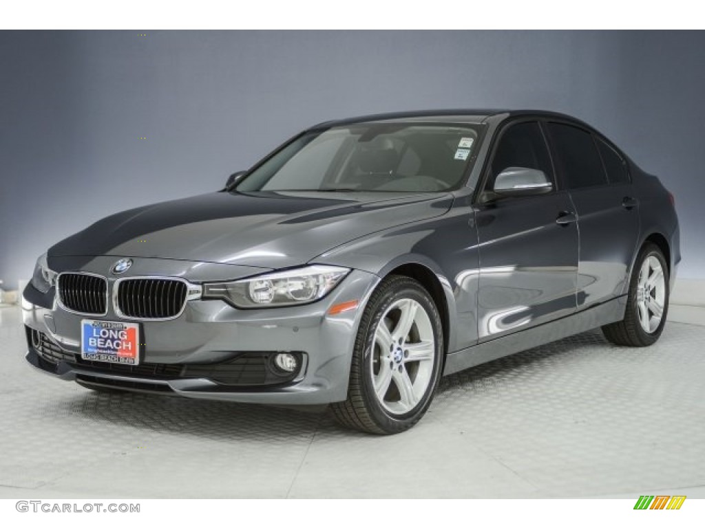 2014 3 Series 320i Sedan - Glacier Silver Metallic / Black photo #31