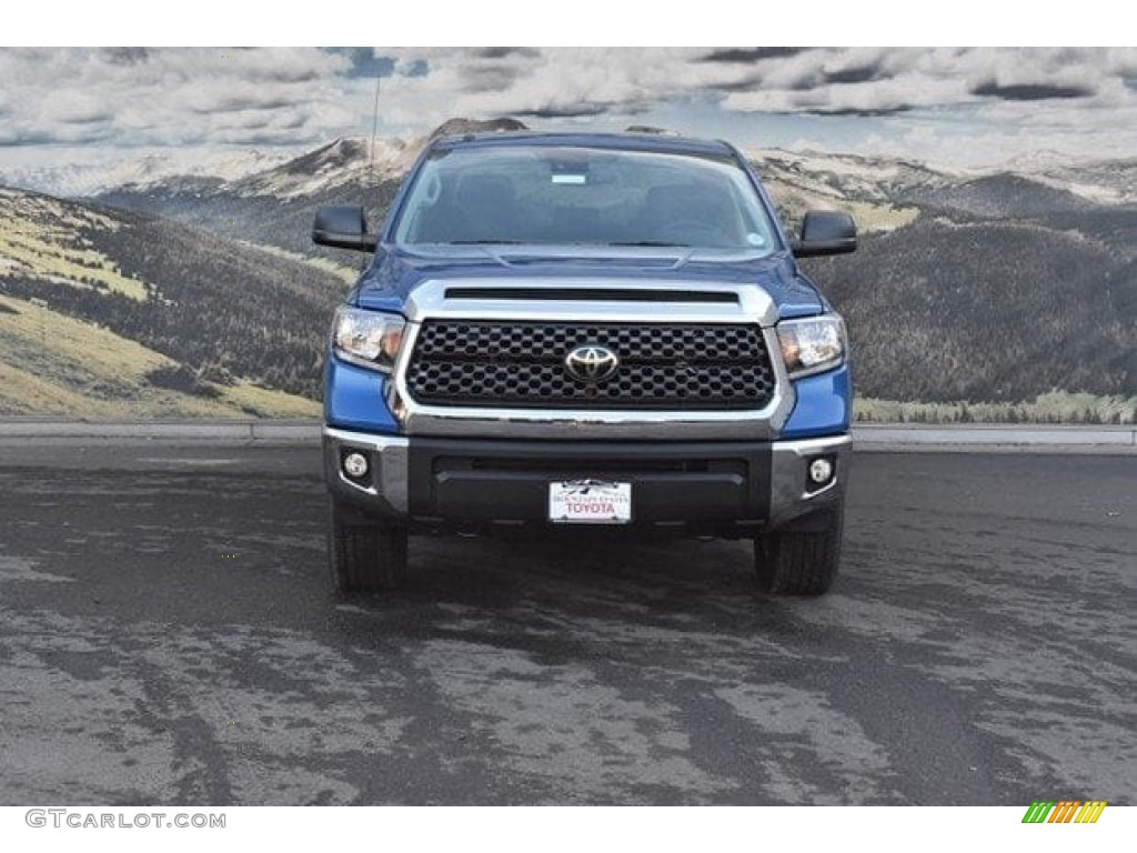 2018 Tundra SR5 CrewMax 4x4 - Blazing Blue Pearl / Black photo #2