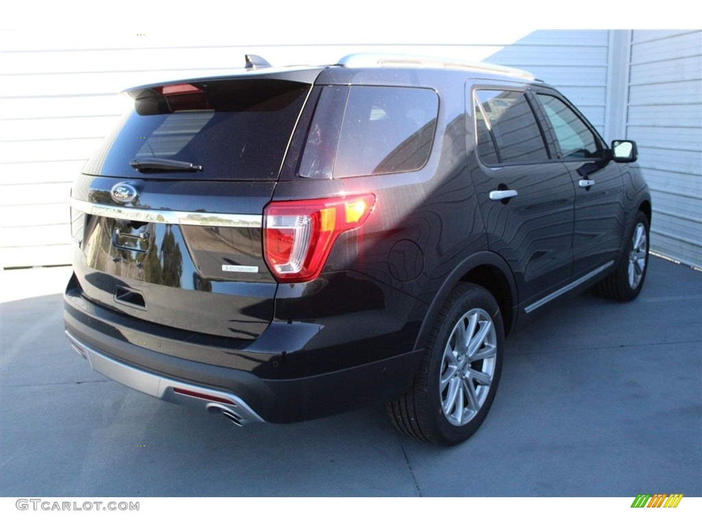 2017 Explorer Limited - Shadow Black / Ebony Black photo #8