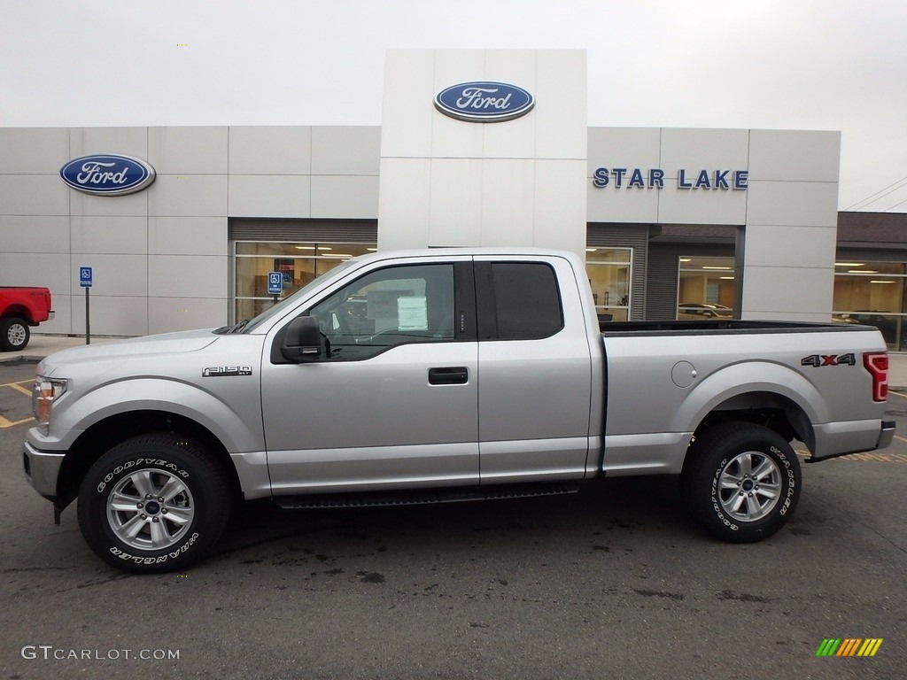 2018 F150 XLT SuperCab 4x4 - Ingot Silver / Earth Gray photo #1