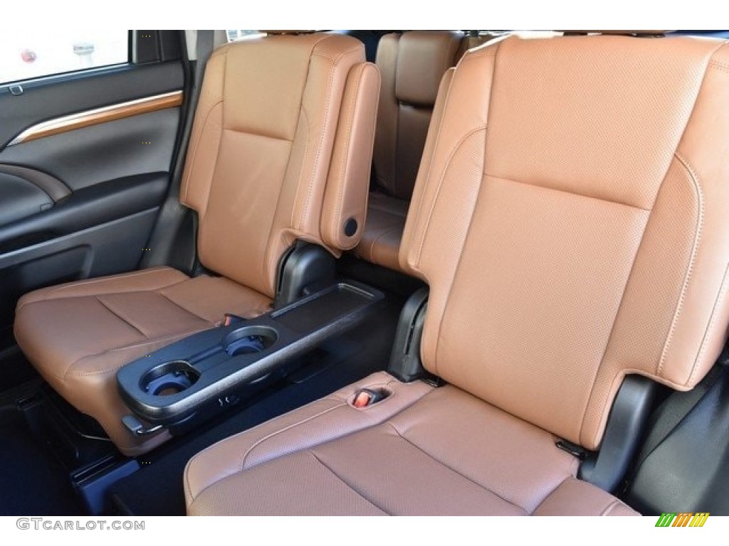 Saddle Tan Interior 2018 Toyota Highlander Hybrid Limited AWD Photo #123504467