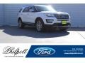 2017 White Platinum Ford Explorer Limited 4WD  photo #1