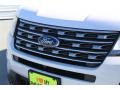 2017 White Platinum Ford Explorer Limited 4WD  photo #4