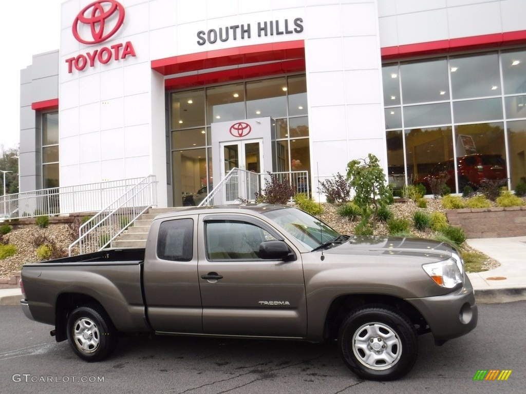 2011 Tacoma SR5 Access Cab - Pyrite Mica / Sand Beige photo #2