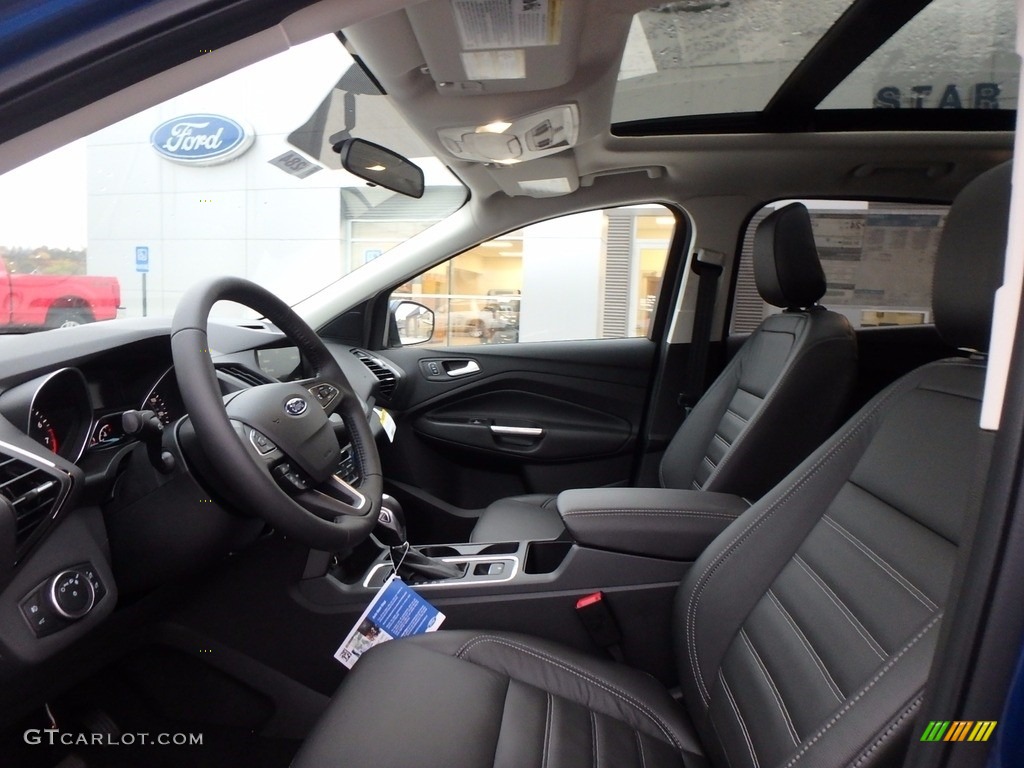 Charcoal Black Interior 2018 Ford Escape SEL 4WD Photo #123506294