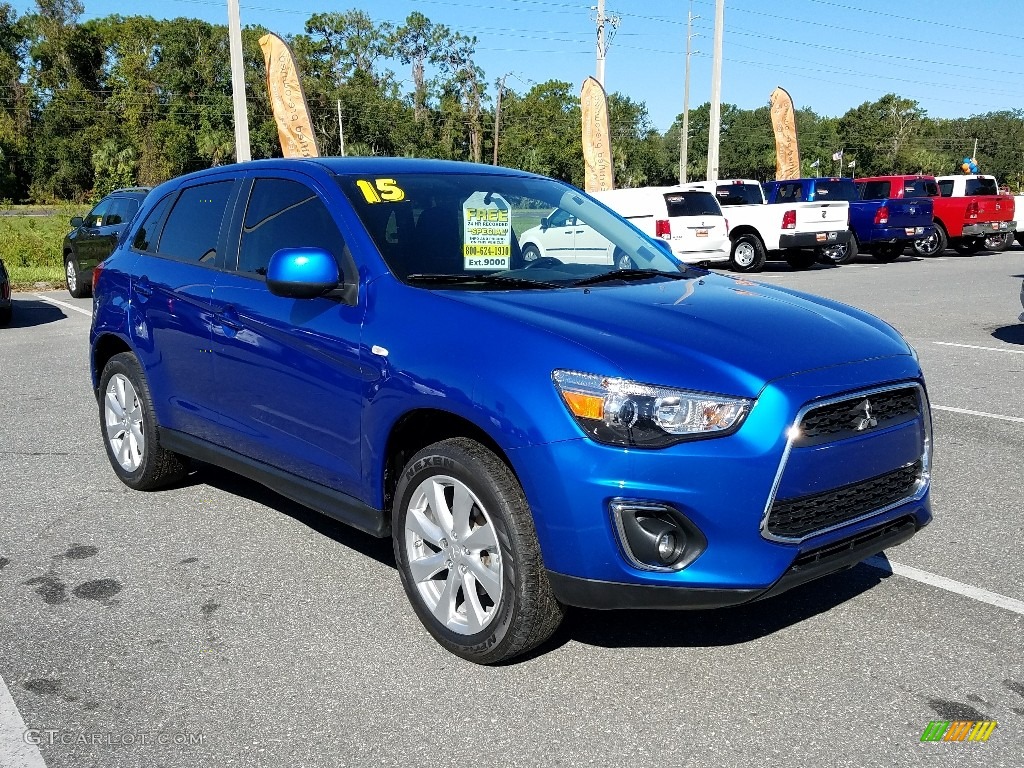 2015 Outlander Sport ES - Octane Blue / Black photo #7