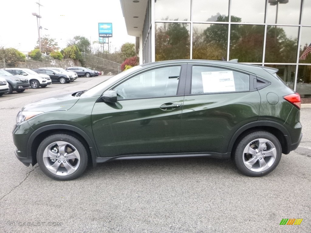 Misty Green Pearl 2018 Honda HR-V LX AWD Exterior Photo #123509773