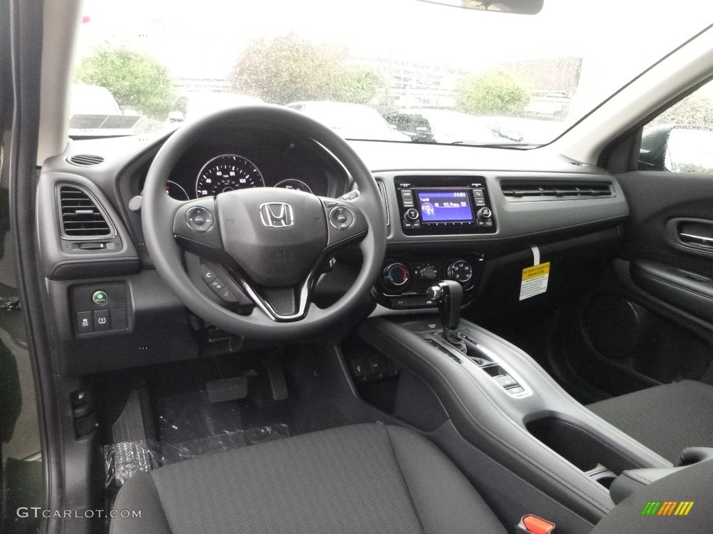 Black Interior 2018 Honda HR-V LX AWD Photo #123509834