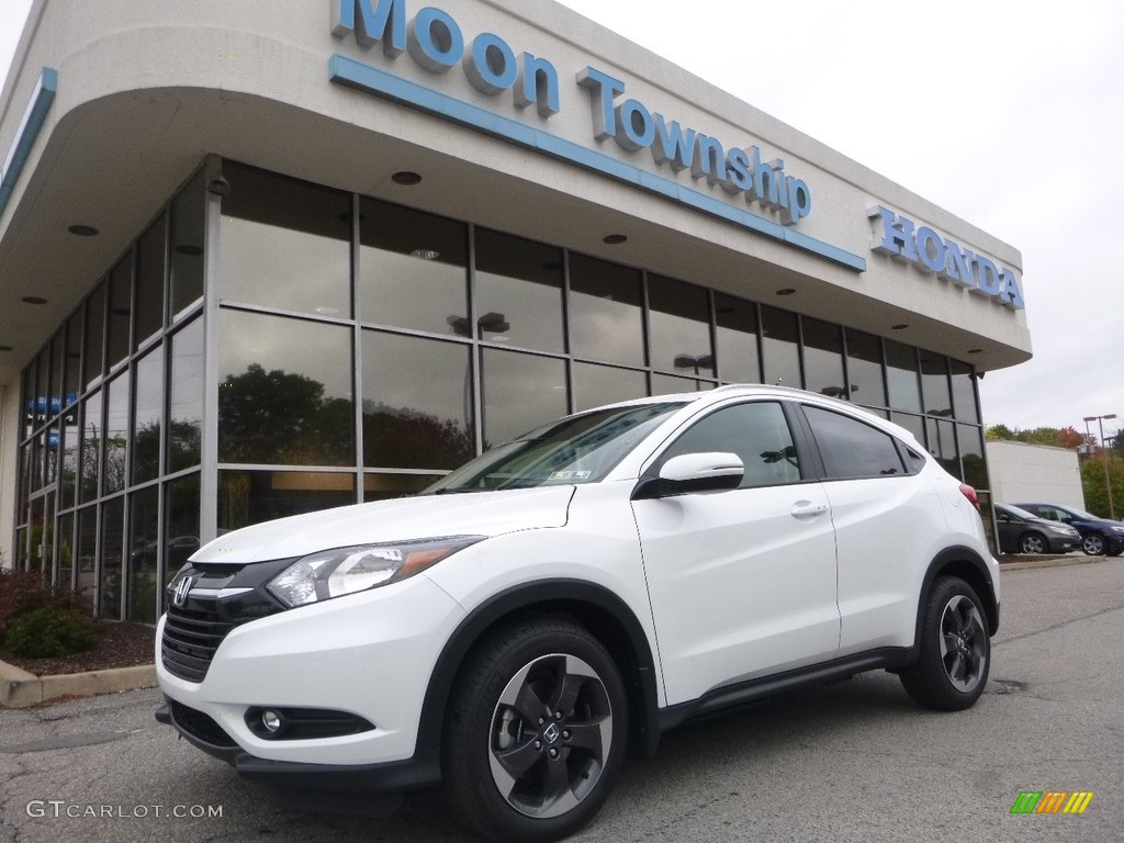 2018 HR-V EX-L AWD - White Orchid Pearl / Gray photo #1