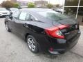 2018 Crystal Black Pearl Honda Civic LX Sedan  photo #2