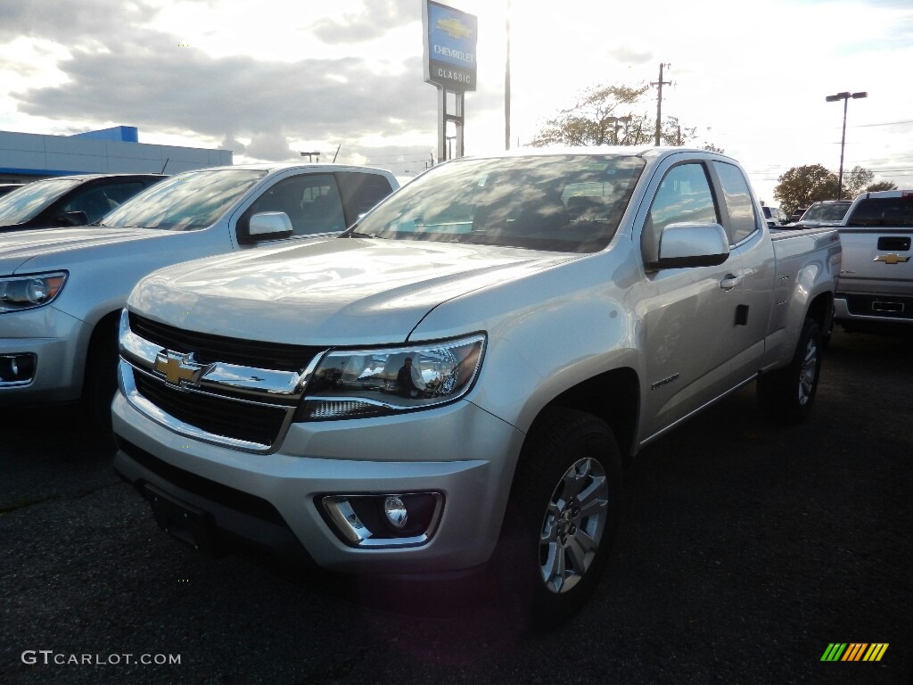 2018 Colorado LT Extended Cab 4x4 - Silver Ice Metallic / Jet Black photo #1