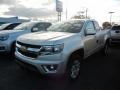 2018 Silver Ice Metallic Chevrolet Colorado LT Extended Cab 4x4  photo #1