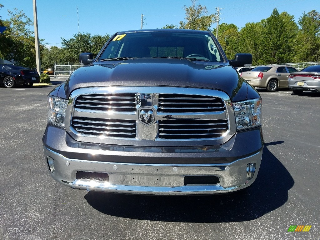 2017 1500 Big Horn Crew Cab - Granite Crystal Metallic / Black/Diesel Gray photo #5