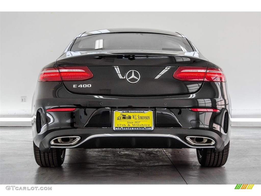 2018 E 400 Coupe - Black / Saddle Brown/Black photo #4