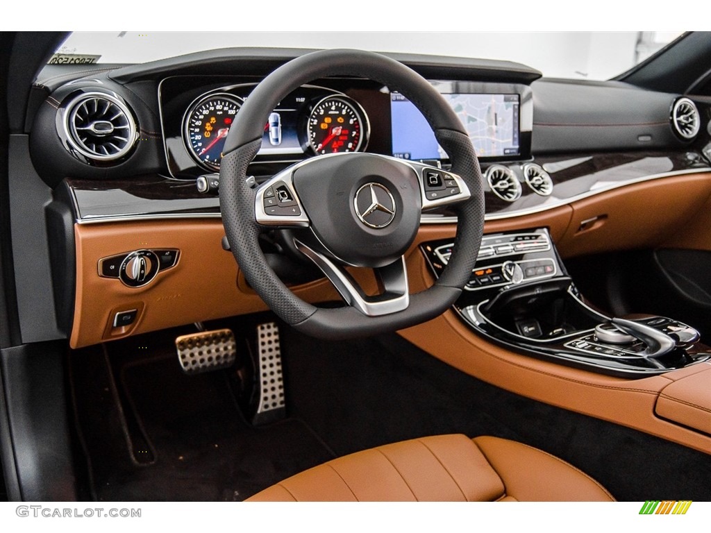 2018 E 400 Coupe - Black / Saddle Brown/Black photo #6