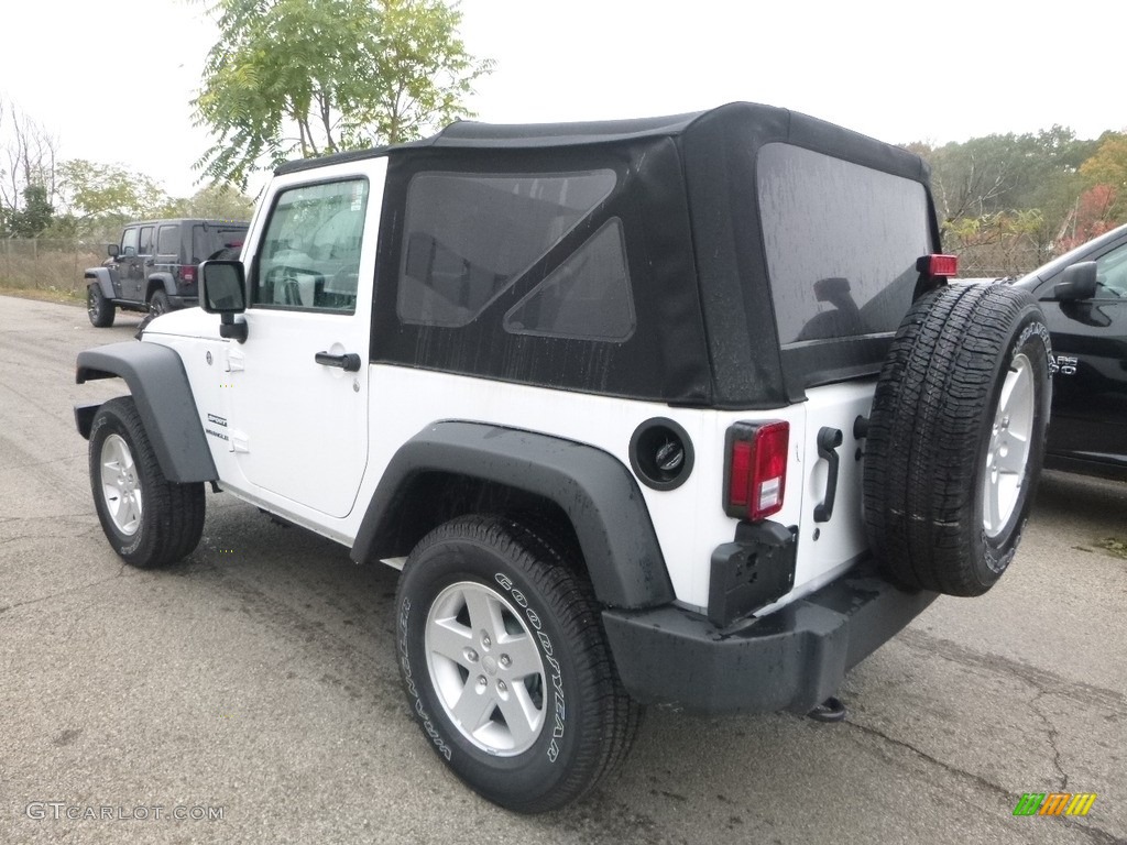 2017 Wrangler Sport 4x4 - Bright White / Black photo #3