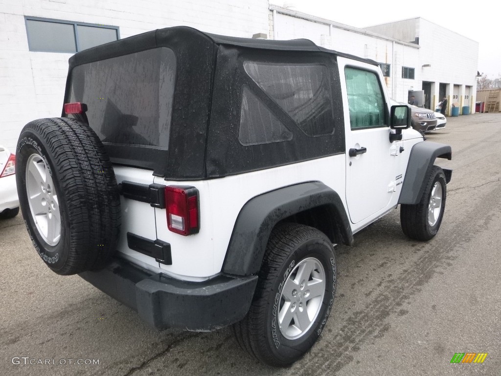 2017 Wrangler Sport 4x4 - Bright White / Black photo #5