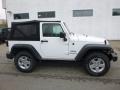 2017 Bright White Jeep Wrangler Sport 4x4  photo #6