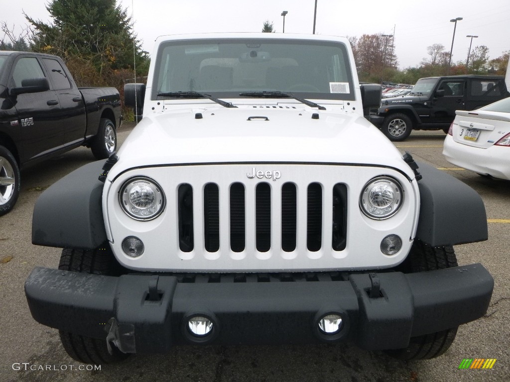 2017 Wrangler Sport 4x4 - Bright White / Black photo #8